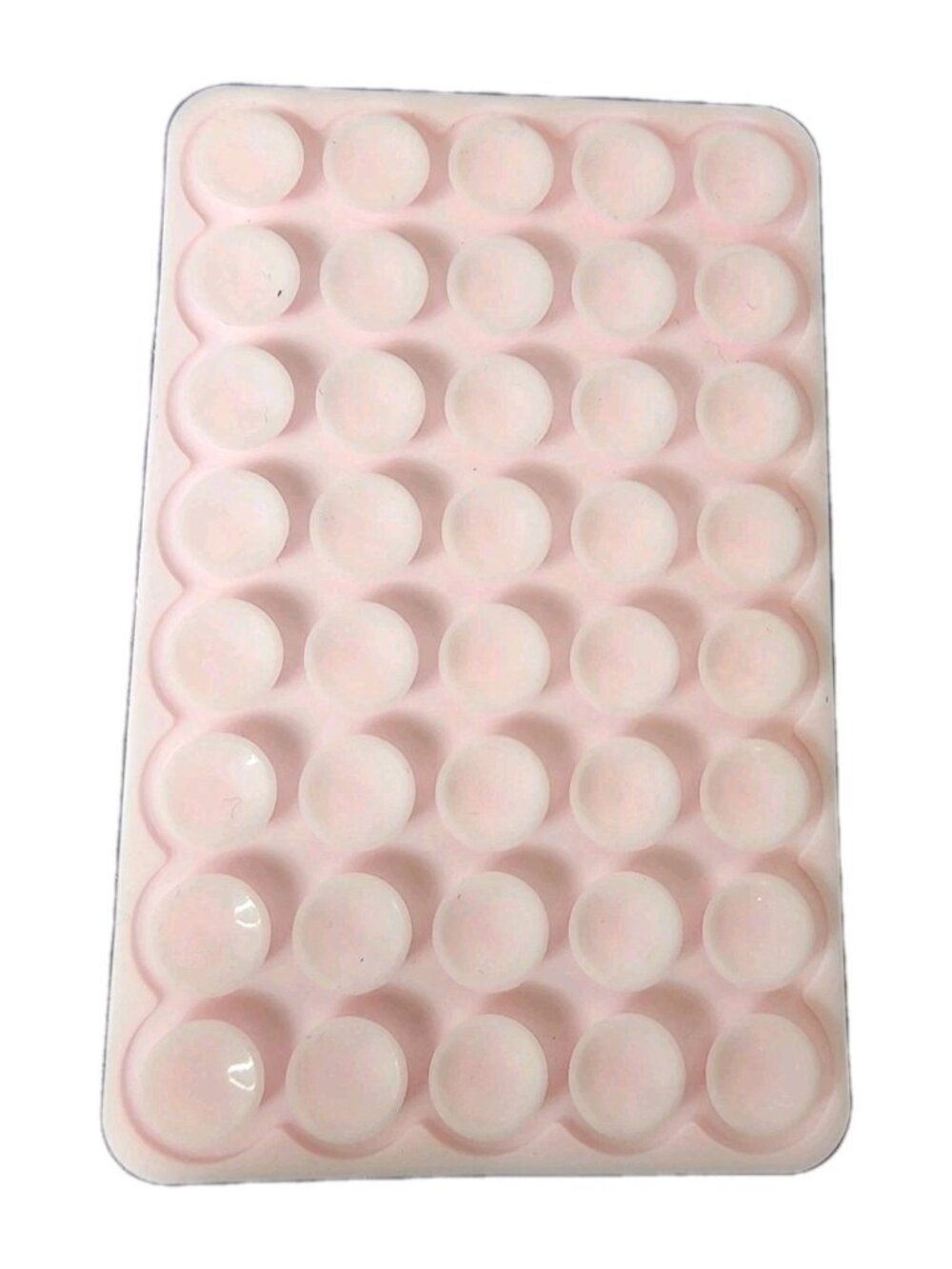 QxbBox Silicone Phone Grip Pad Light Pink Non Slip Suction Holder Mat